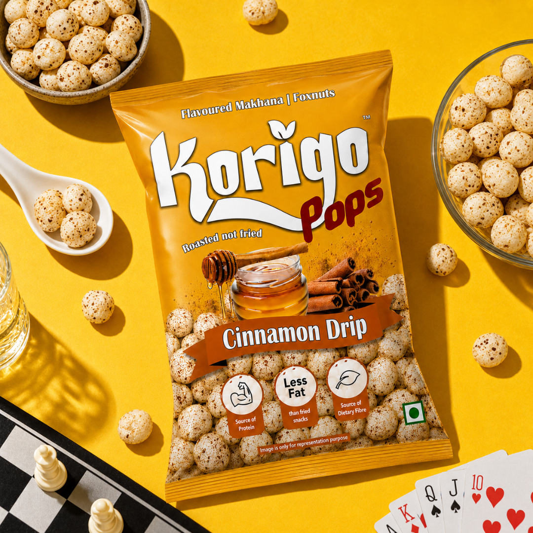 Buy Honey Cinnamon Makhana Online | Korigo Snacks